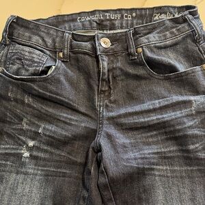 Cowgirl Tuff Dark Blue Denim Jeans